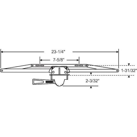 Strybuc LEVER OPERATOR RH E 36-166-1